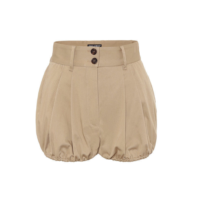 Celana pendek bahan stretch-cotton - Dolce & Gabbana Untuk Bersantai Di Rumah